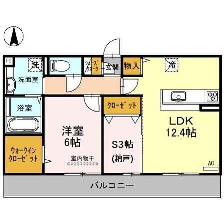 Ｓｔａ．Ｐｌｕｓ　ｗａｎの物件間取画像